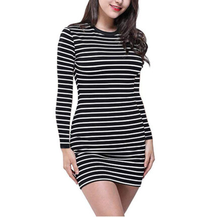 Striped tank top dress