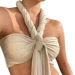 Ladies Cross Halter Top, Simple And Sexy Wrapped Chest