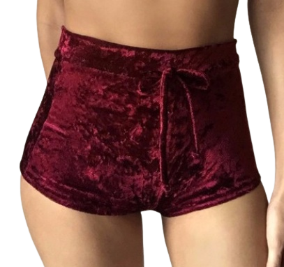 Jasmin Velvet Booty Shorts