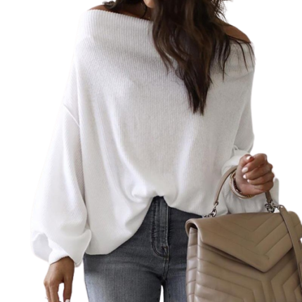 One-shoulder casual top