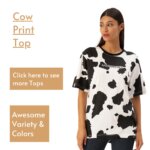 Cow Print Top