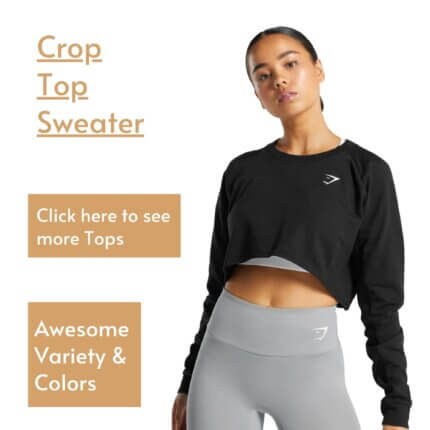 Crop Top Sweater at woman tops