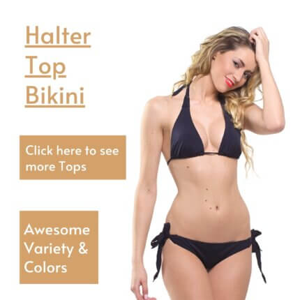Halter Top Bikini at woman tops