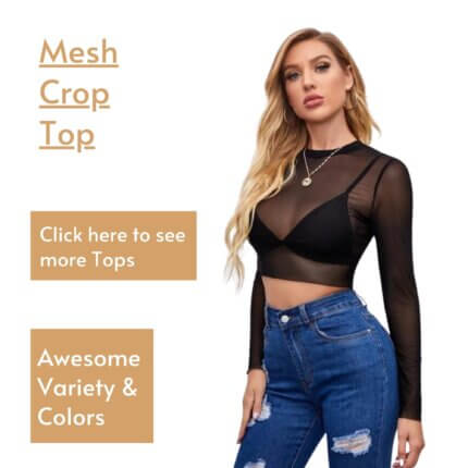Mesh Crop Top