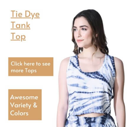 Tie Dye Tank Top at woman tops