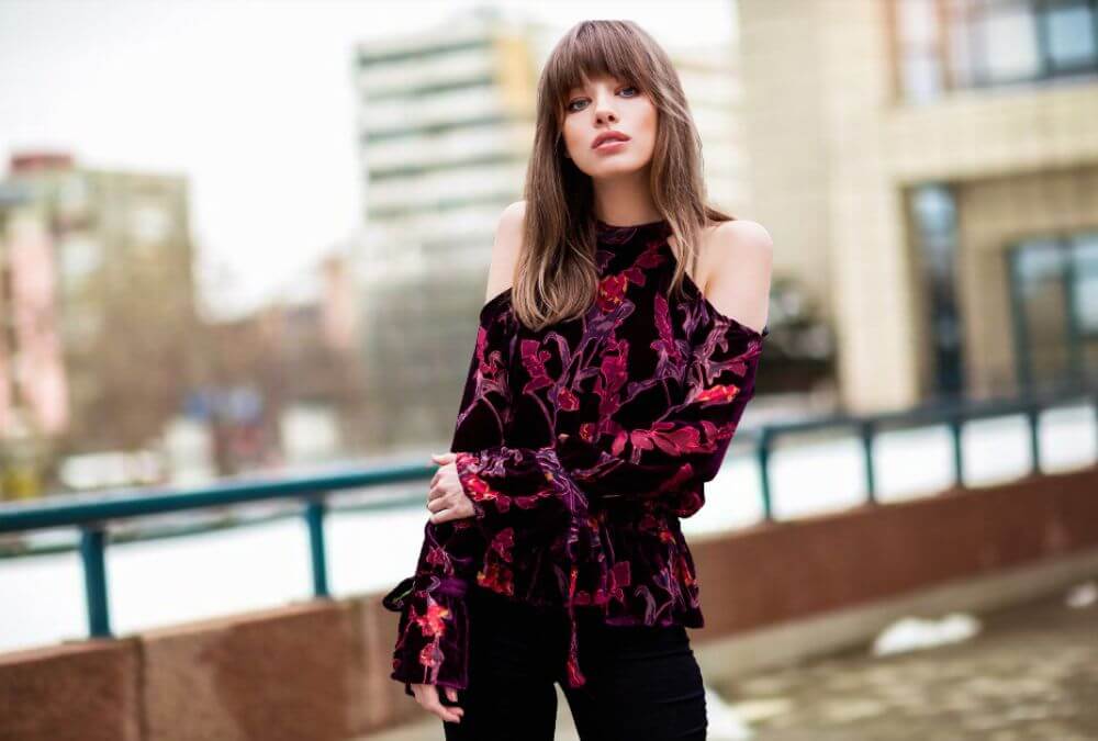 Velvet Top is Perfect for Winter Fashion