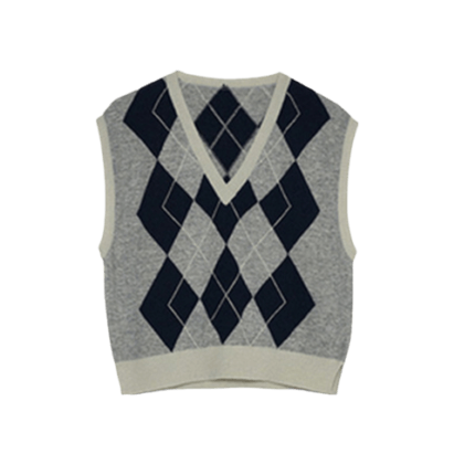 Knitwear vest vest jacket woman