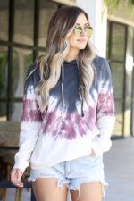 Spring and Summer Casual Sweater Long-sleeved Printed Top 17