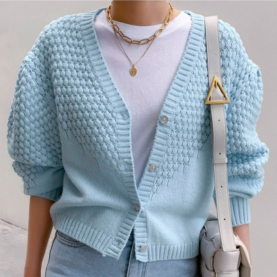 All-match twist knit jacket top 7