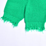 New Crop Top Sweater Women's Core Yarn Cardigan Long-sleeved Tops 15