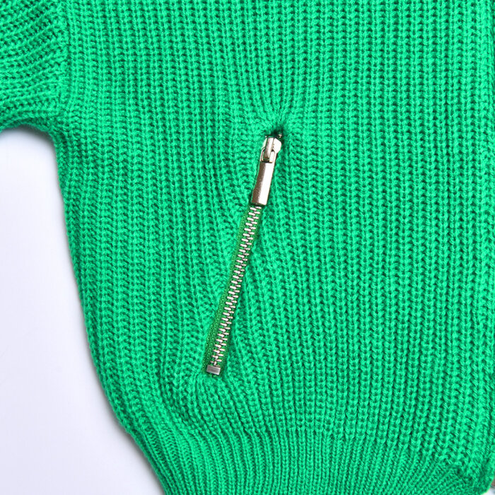 New Crop Top Sweater Women's Core Yarn Cardigan Long-sleeved Tops 7