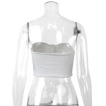White Cut-Out Tie-Up Tube Top 1