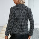 Slim Fit Double Breasted Temperament Commuter Jacket Top Women 25
